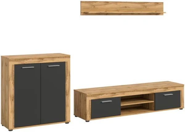 Jam Regal J3 System grau, Eiche Dekor.