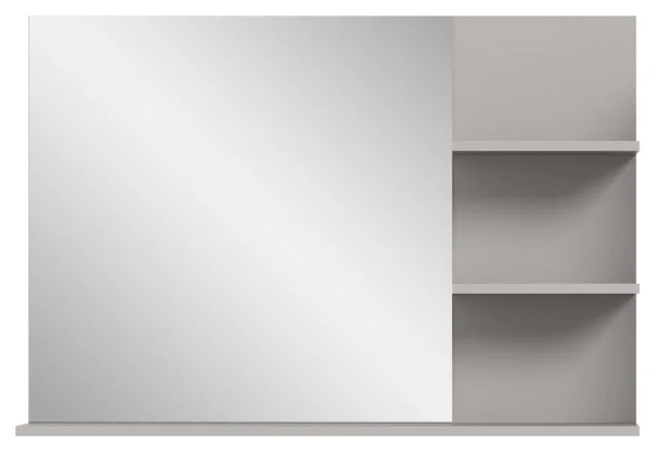 Jaru Bad Spiegel 100cm 3 Ablagen grau,schwarz.
