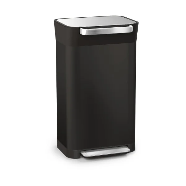 Joseph Joseph Joseph Joseph Titan Müllpresse Pedaleimer 30 L Carbon black
