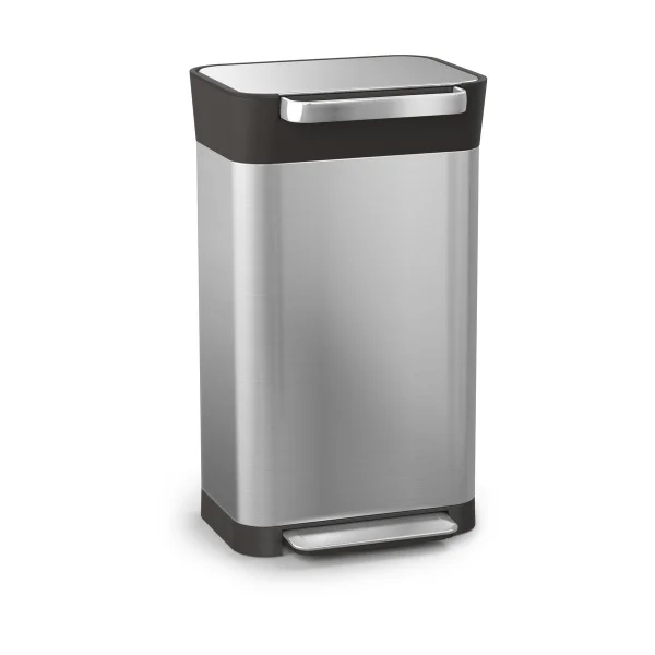 Joseph Joseph Joseph Joseph Titan Müllpresse Pedaleimer 30 L Stainless steel