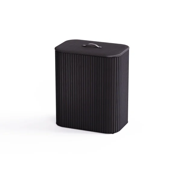 Joseph Joseph Tota Luxe Wäschekorb 90 L Black