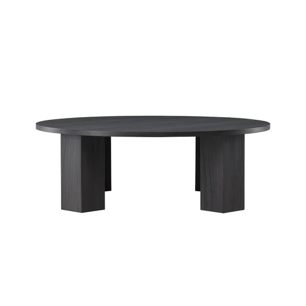 Juno Couchtisch Ø120cm schwarz.