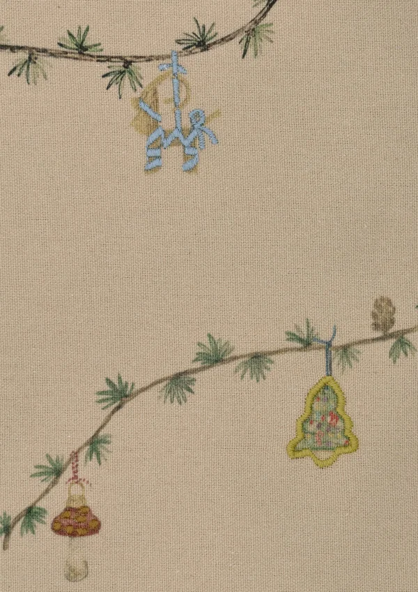 Kähler Hammershøi Christmas Duk beige 150x370 cm