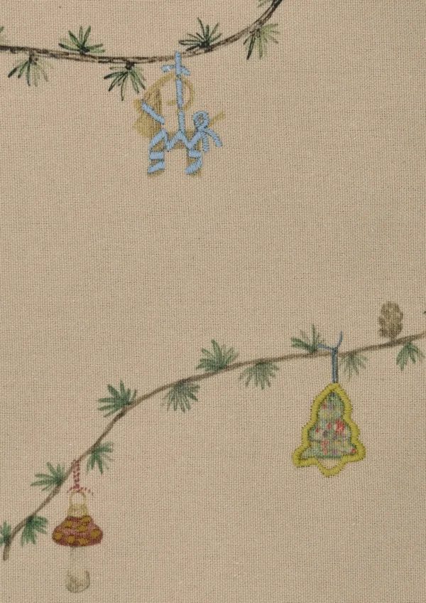 Kähler Hammershøi Christmas Tischdecke sand 150x220 cm