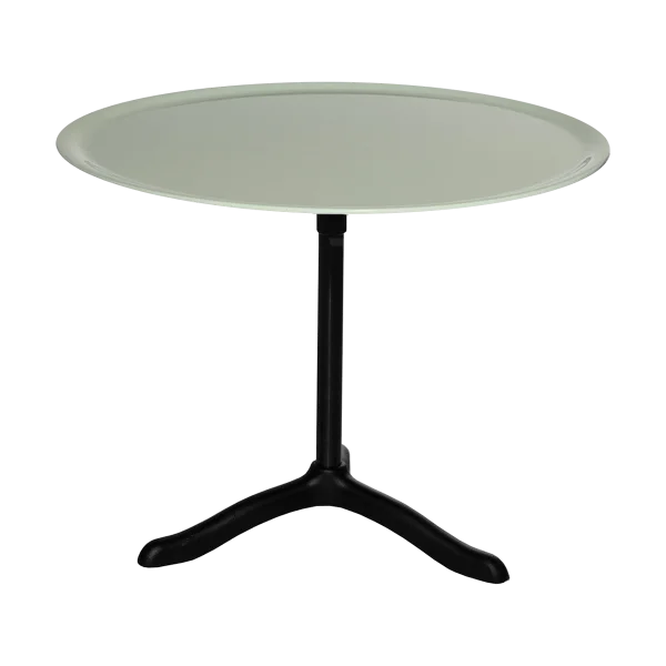 Källemo Cassis Couchtisch Ø47 cm Black eloxiertes aluminum-surf green