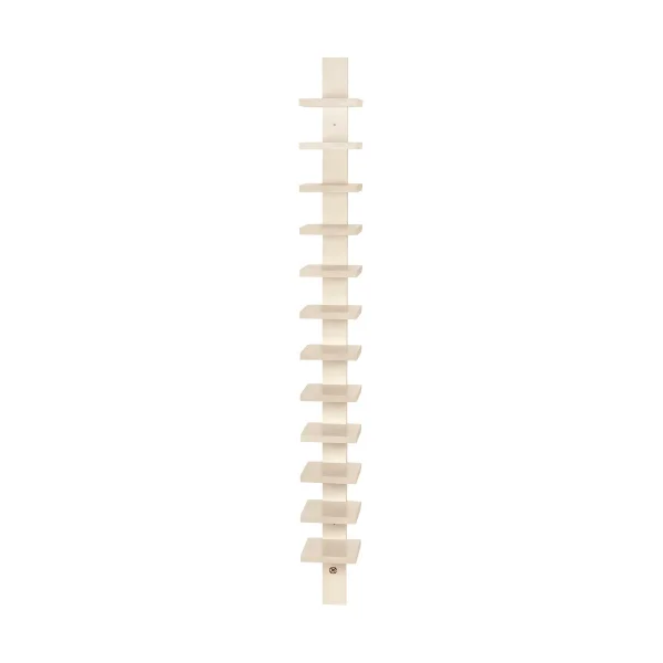 Källemo Pilaster Wandregal Eierschale Hochglanz