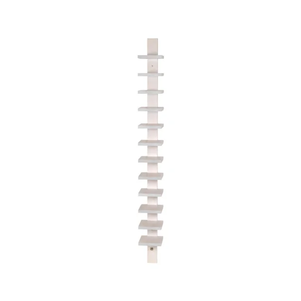 Källemo Pilaster Wandregal Weiß lasiertes Birkenholz