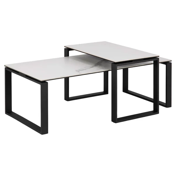 Kamma Couchtisch Set weiß.