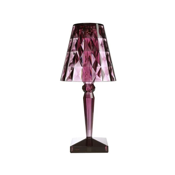 Kartell - Big Battery Tischleuchte Plum