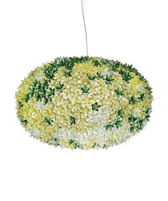 Kartell - Big Bloom Pendelleuchte Minze