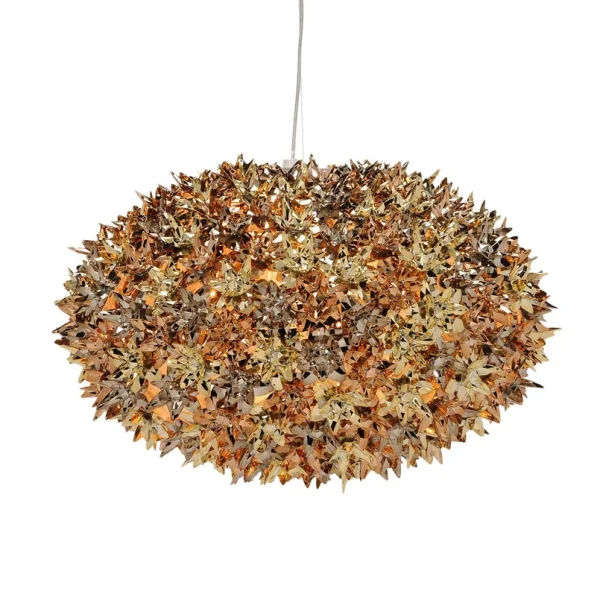 Kartell - Bloom Pendelleuchte S1 gold/bronze/kupfer G9