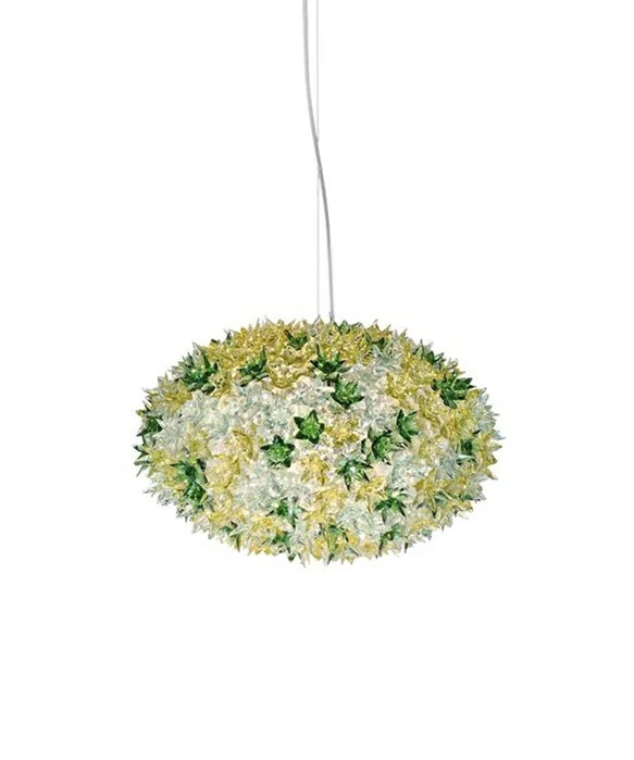 Kartell - Bloom S1 Pendelleuchte Minze