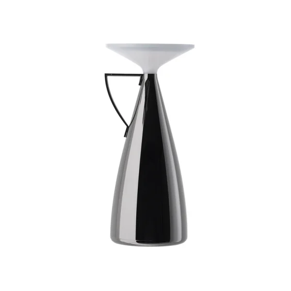 Kartell - Camomille LED-Akku-Tischleuchte, dunkelgrau, Höhe 24 cm