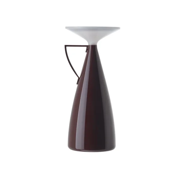 Kartell - Camomille LED-Akku-Tischleuchte, dunkelrot, Höhe 24 cm
