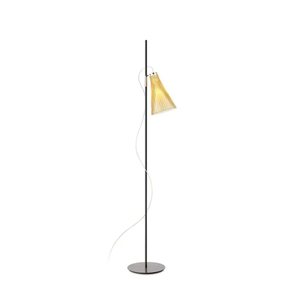 Kartell - K-Lux Stehleuchte Black/Straw Yellow