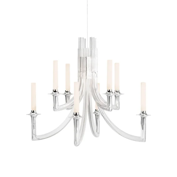 Kartell - Khan Kronleuchter, Ø 77 cm transparent
