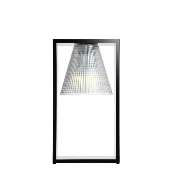 Kartell - Light-Air Tischleuchte Kristall/Schwarz