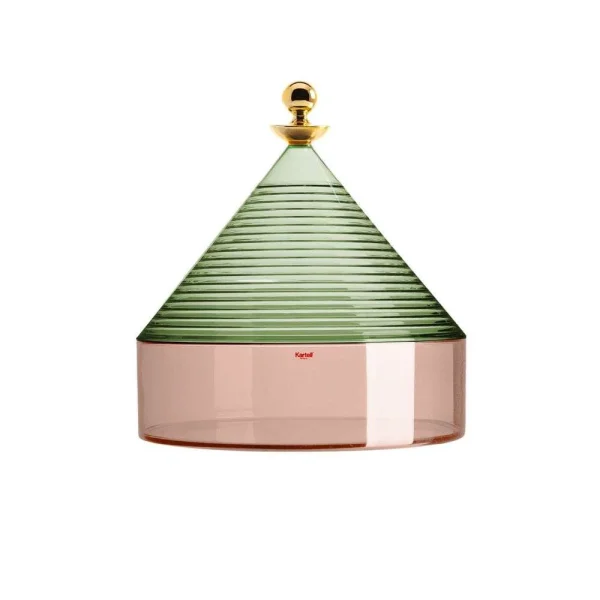 Kartell - Trullo Aufbewahrung Green/Rosa