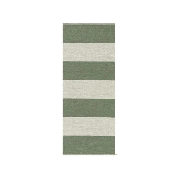 Kasthall Wide Stripe Icon Flurteppich Grey pear 200 x 85cm