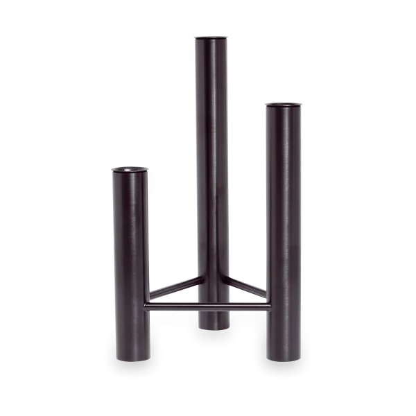 Kay Bojesen VISTA Vase und Kerzenhalter Black
