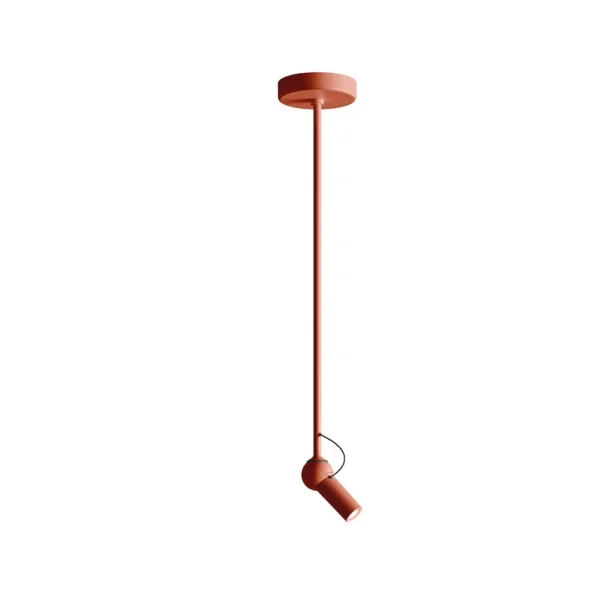 kdln - Bird LED-Hängeleuchte rot, Ø 11 cm, Metall