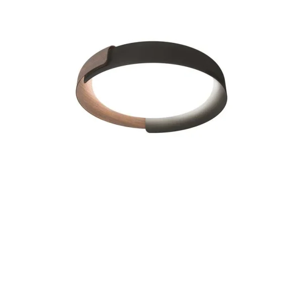 KDLN - Dala Deckenleuchte 3000K Dark Grey/Wood