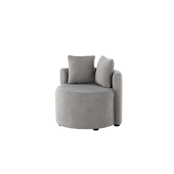 Kelso Sofa für Kinder Teddy grau.
