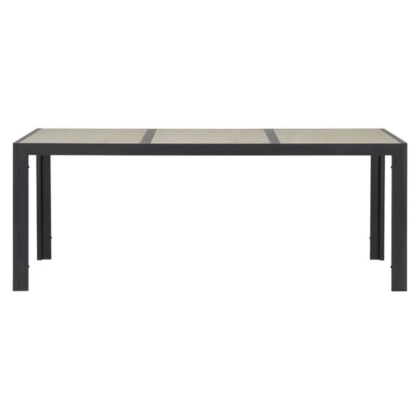 Kenny Gartentisch 90x195 cm beige.