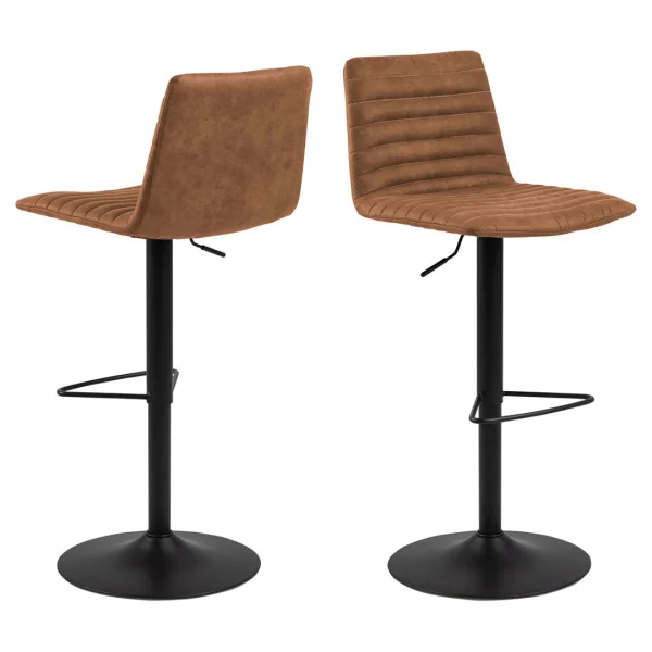 Kimmy Barhocker Braun, schwarz.
