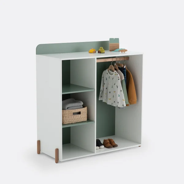 Kinder Kleiderschrank Mit Stange Simoni
