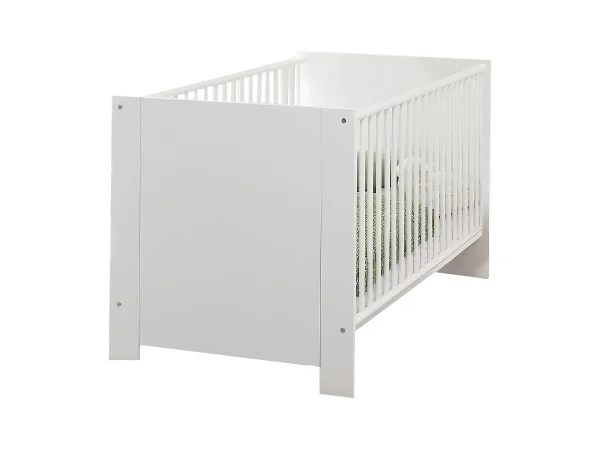 Kinderbett Babybett 70 x 140 cm weiß - OLIVIA