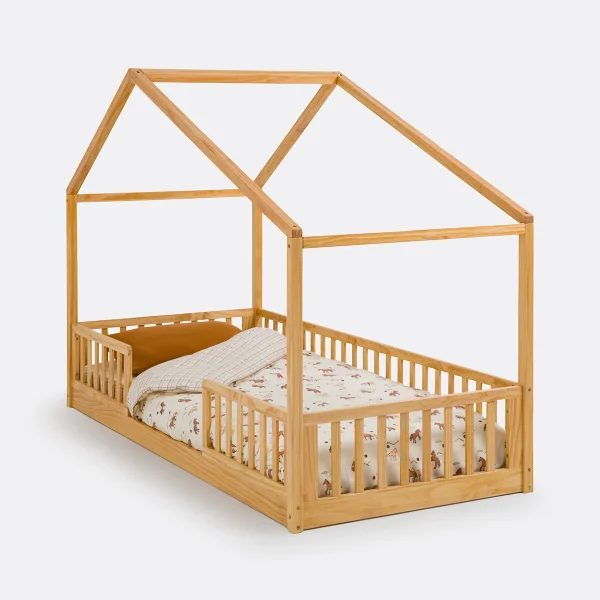 Kinderbett In Hausform Spidou, Kiefer Massiv