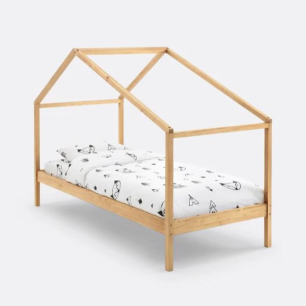 Kinderbett Spidou Mit Lattenrost, Kiefer Massiv 90 x 200 cm