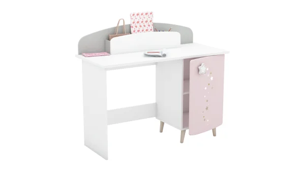 Kinderschreibtisch 113 cm weiß - ETOILES