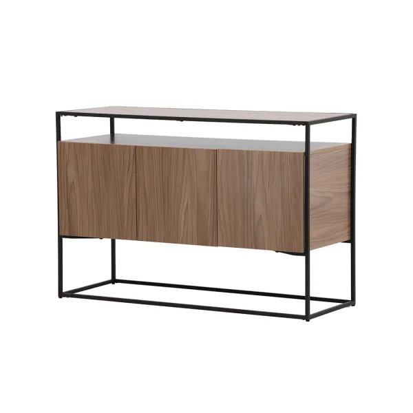 Kingsport Sideboard 3 Türen Walnussdekor.
