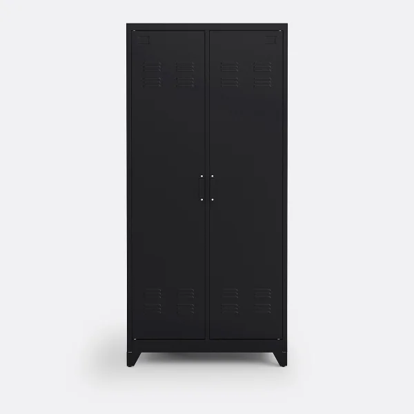Kleiderschrank Hiba Mit 2 Türen, Stahl