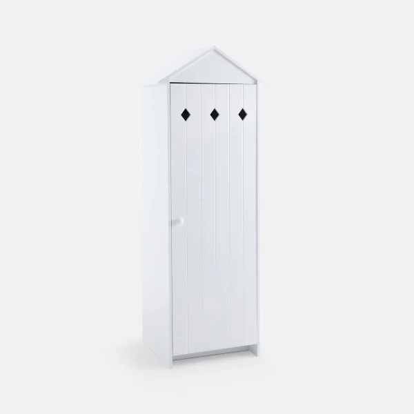 Kleiderschrank Noa Mit 1 Tür, Mdf Lackiert