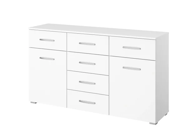 Kommode 2-türig weiß 140 cm - ADITIO