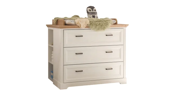 Kommode Wickelkommode weiß Anderson Pinie 114 cm - JASMIN