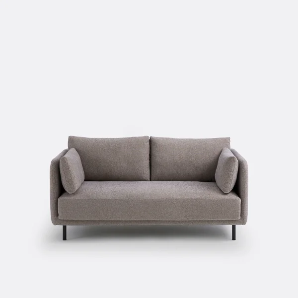 Kompaktes 2-sitzer-sofa, Melierter Stoff, Victor