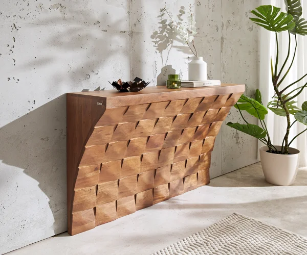Konsole Eremos 120x35 cm Akazie Natur