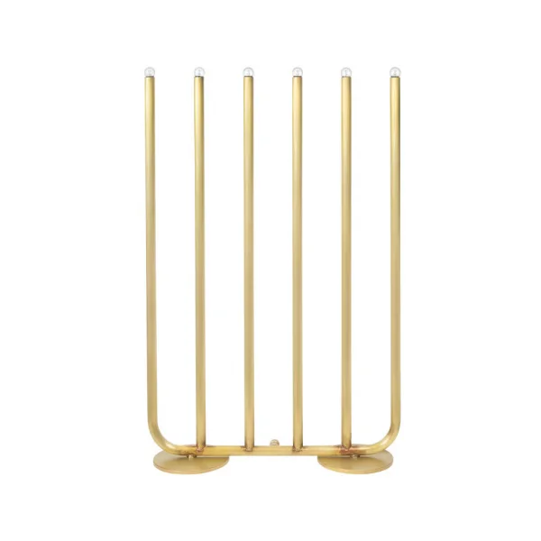 Konsthantverk Adventsleuchter 6 Kerzenhalter Glanz