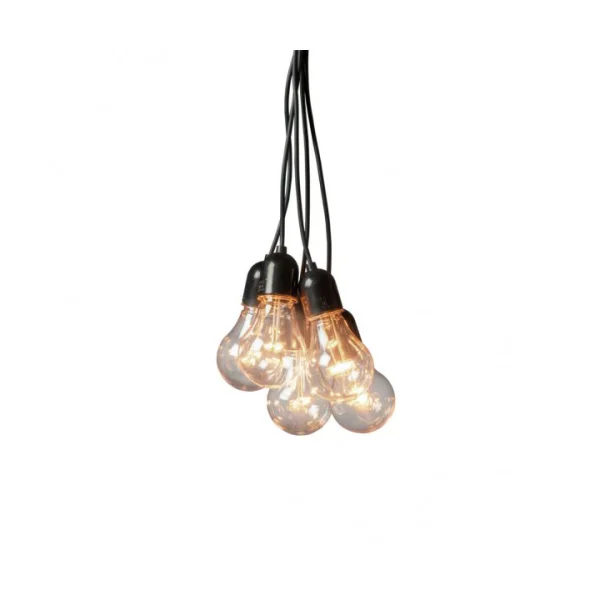 Konstsmide Eiszapfengirlande 20 Lichter 40 cm Schwarz