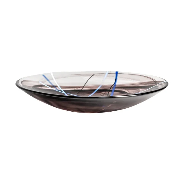 Kosta Boda Contrast Teller 380mm Schwarz