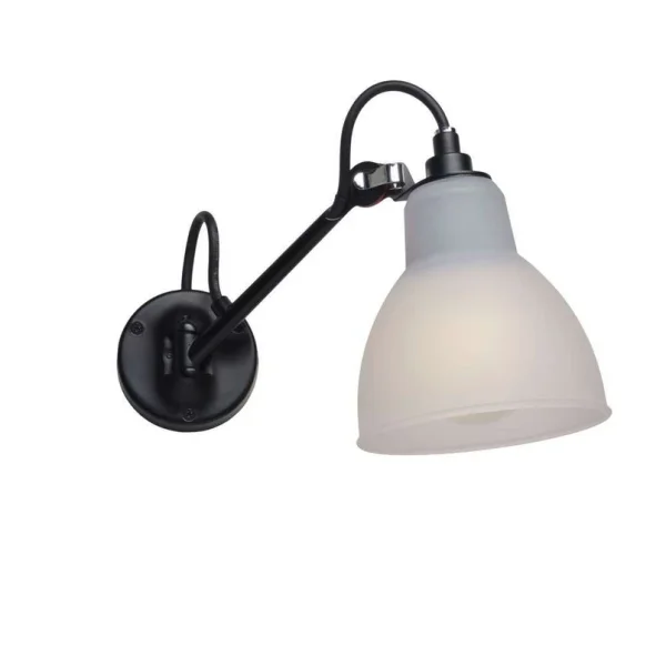 Lampe Gras - 104 Bathroom Wandleuchte Schwarz/Polycarbonat