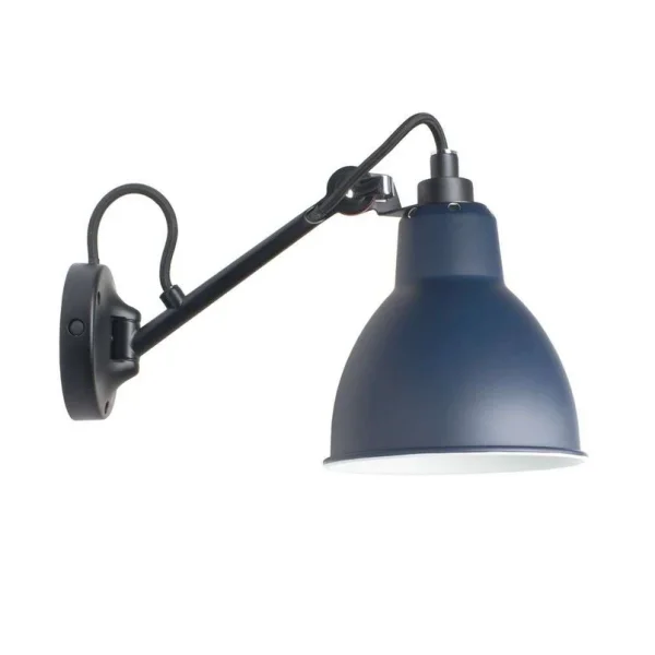 Lampe Gras - 104 Wandleuchte Schwarz/Blau