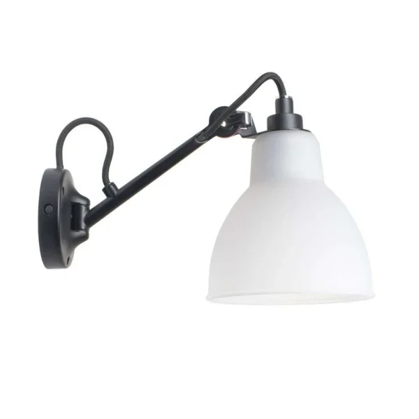 Lampe Gras - 104 Wandleuchte Schwarz/Polycarbonat