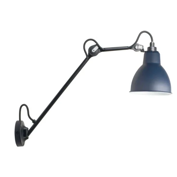 Lampe Gras - 122 Wandleuchte Schwarz/Blau