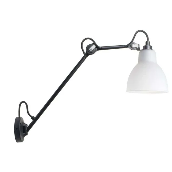 Lampe Gras - 122 Wandleuchte Schwarz/Polycarbonat