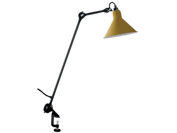 Lampe Gras - 201 Tischleuchte Schwarz/Gelb